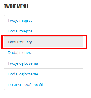 Twoi trenerzy